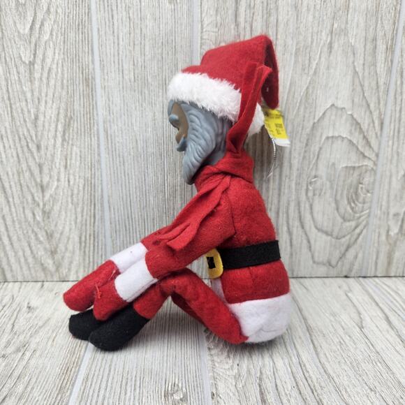 Mr Christmas Knee‎ Hugger Elf Santa 2024 African American Grey Beard - Picture 2 of 6